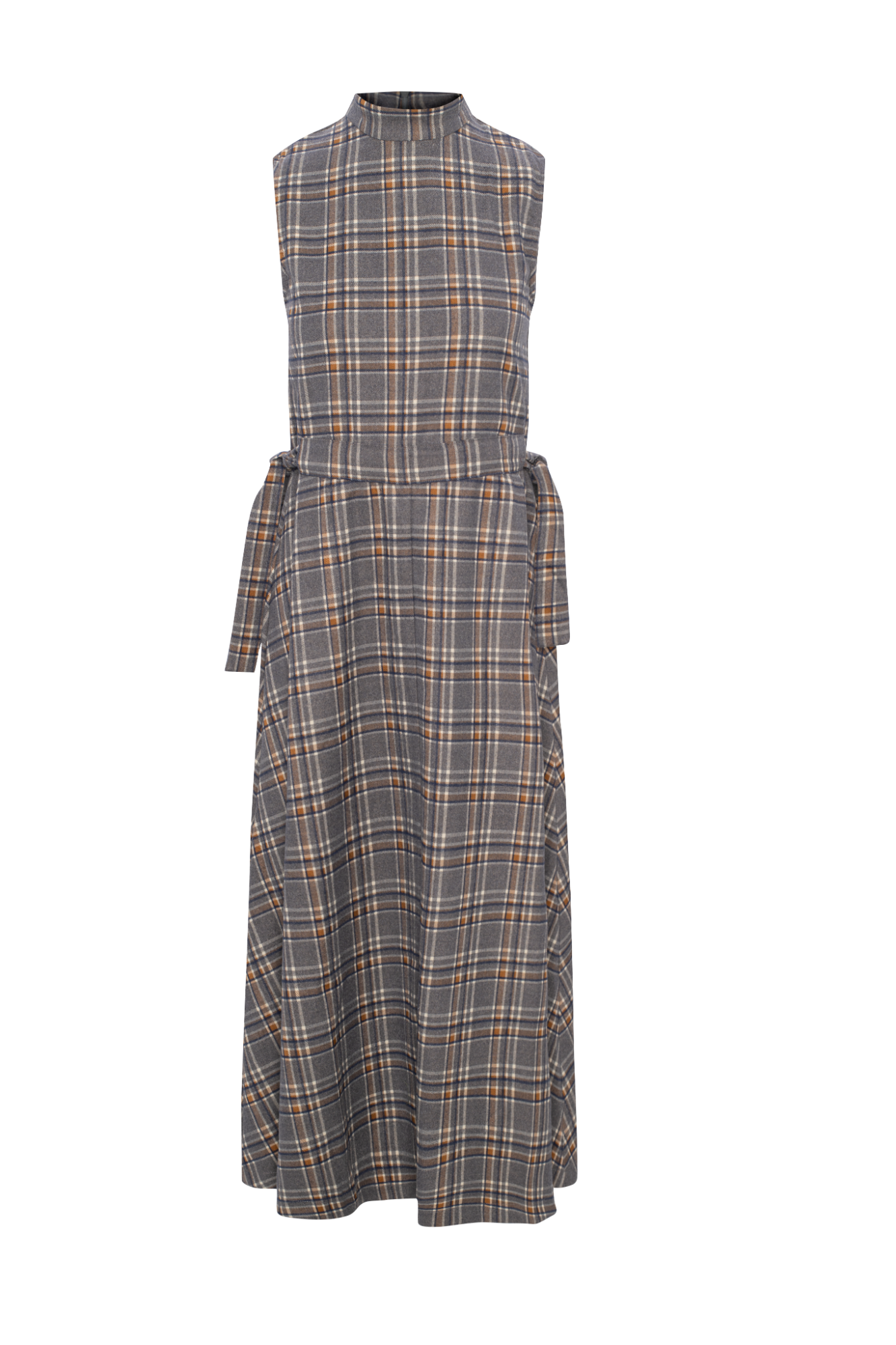 Plaid Belt Jumper