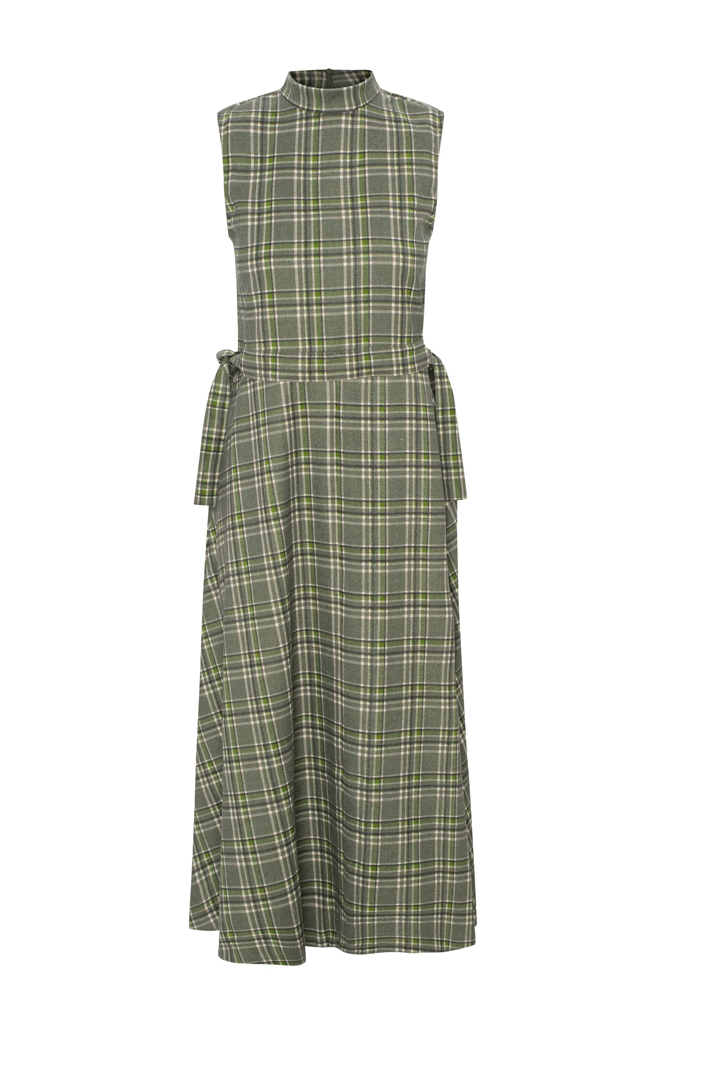 Plaid Belt Jumper