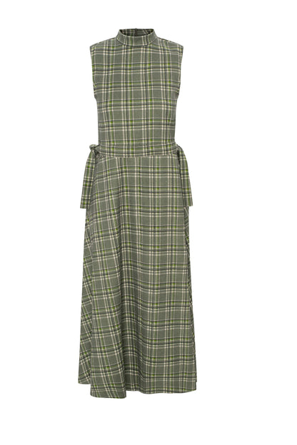 Plaid Belt Jumper