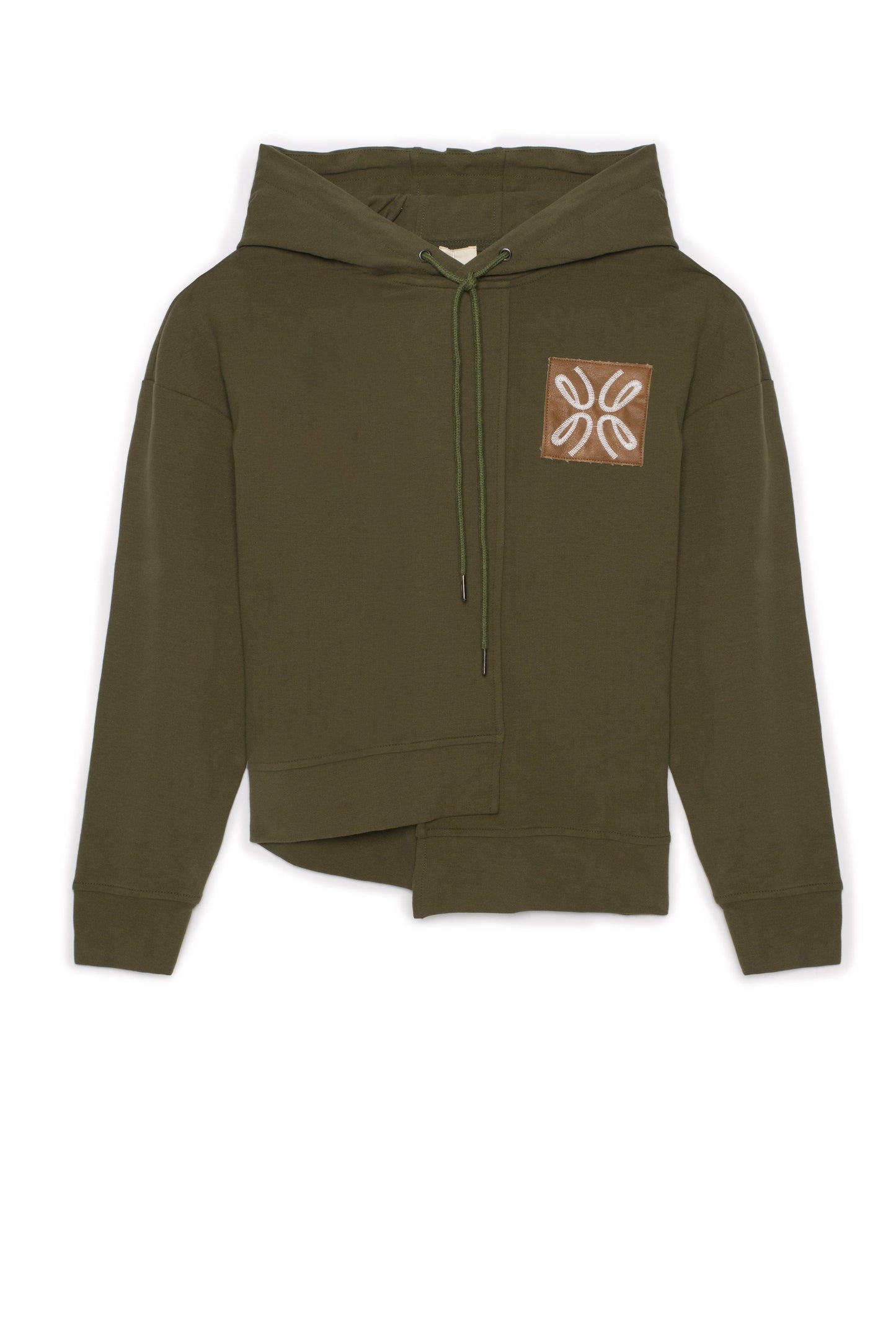 Asymmetrical French Fleece Hoodie