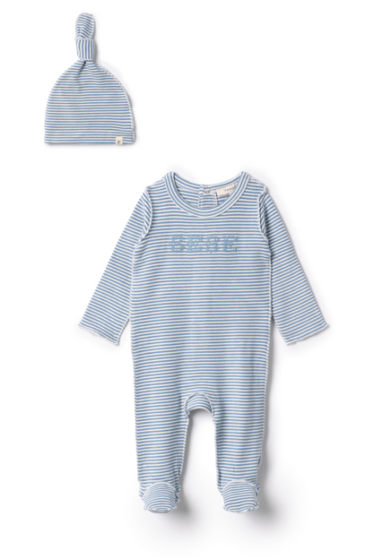 BEBE Embroidered Brushed Onesie