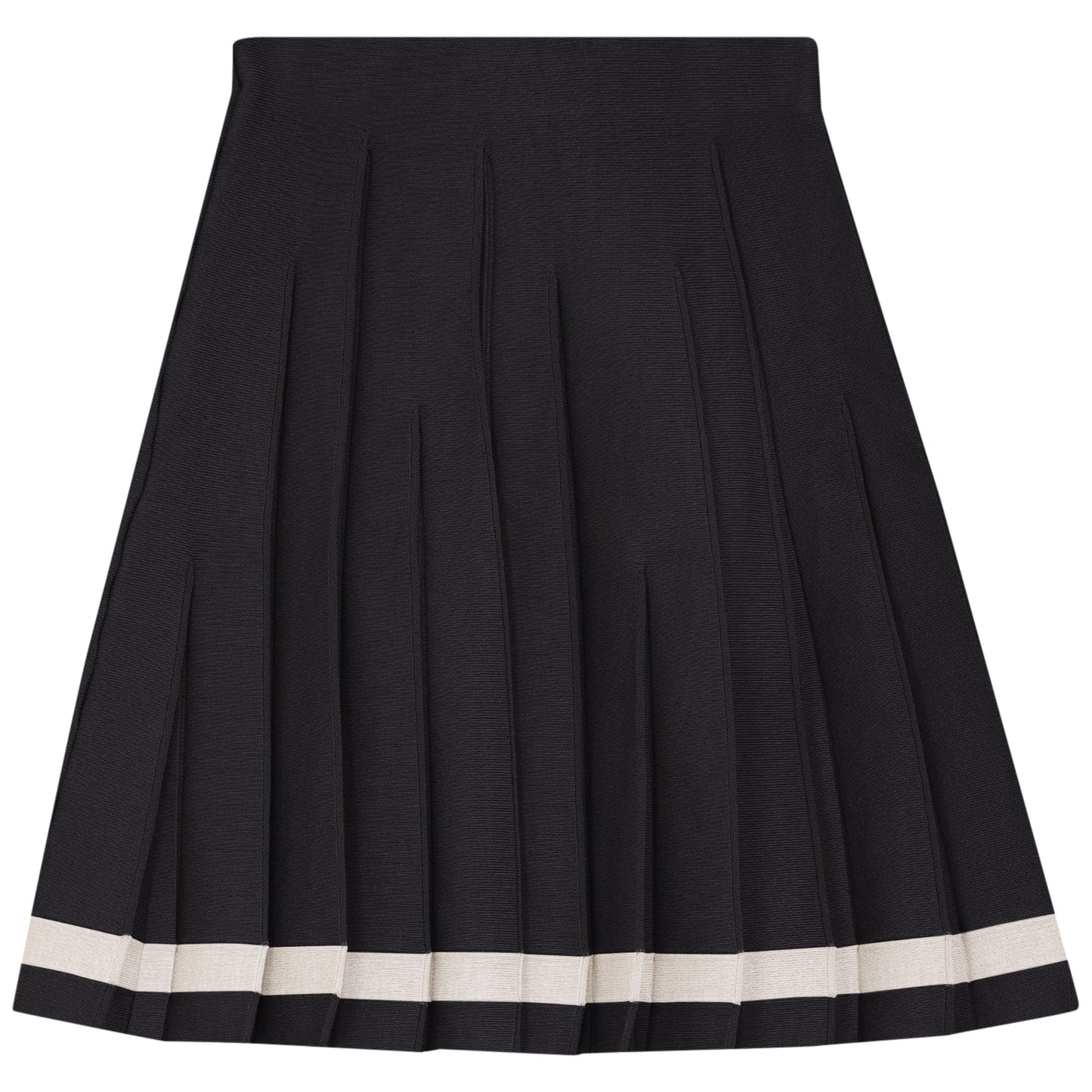 Uneven Pleated Skirt
