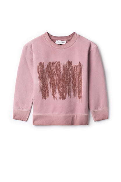 Painted Print Sweatshirt