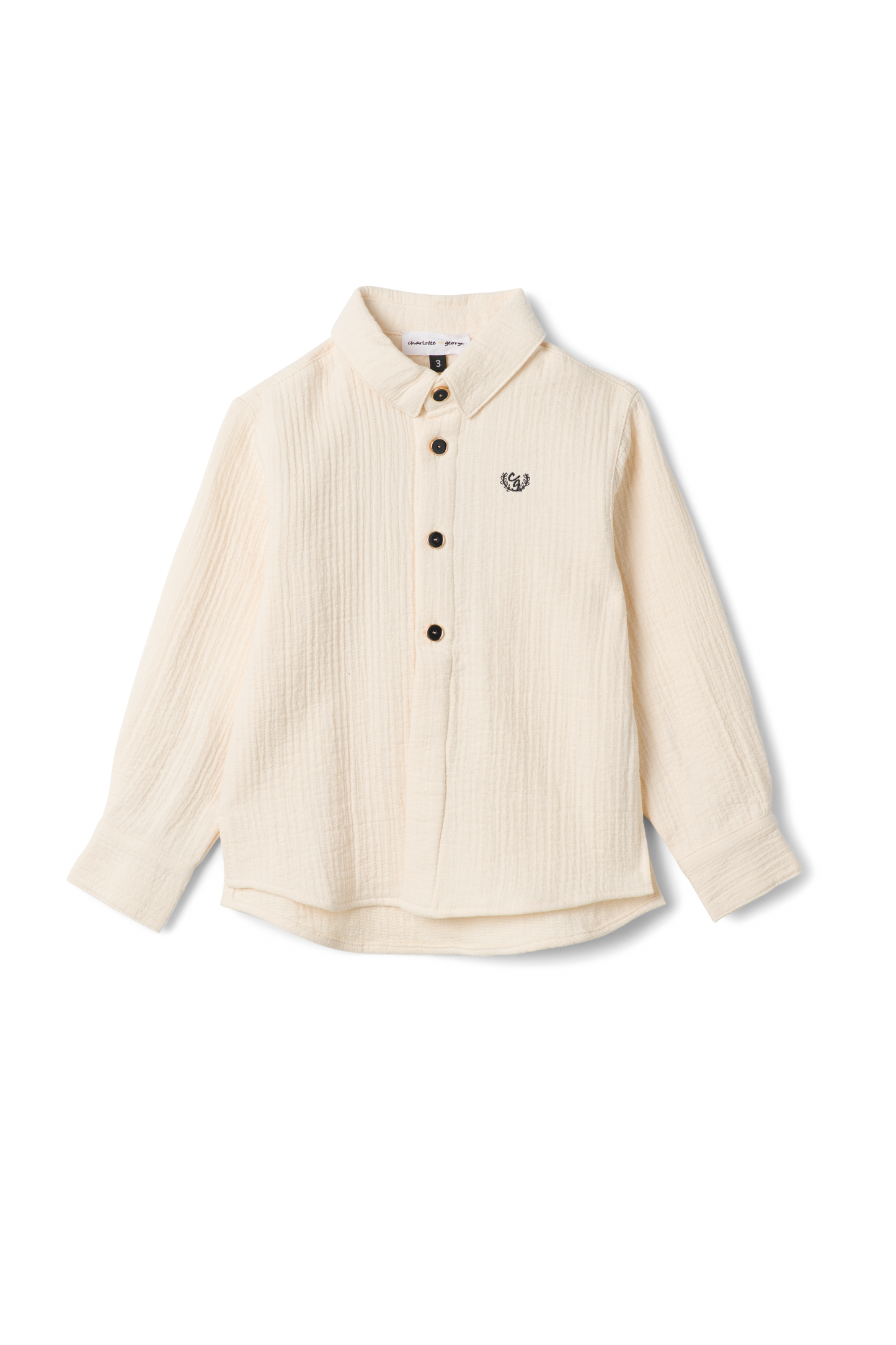 Crest Emboidered Shirt