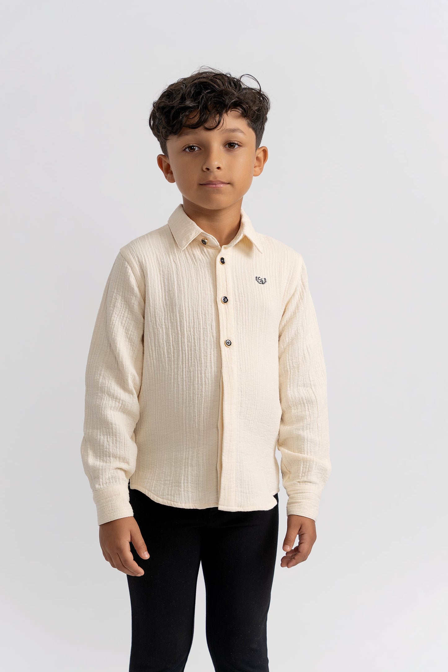 Crest Emboidered Shirt