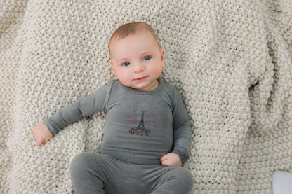 Eiffel Tower Print Onesie