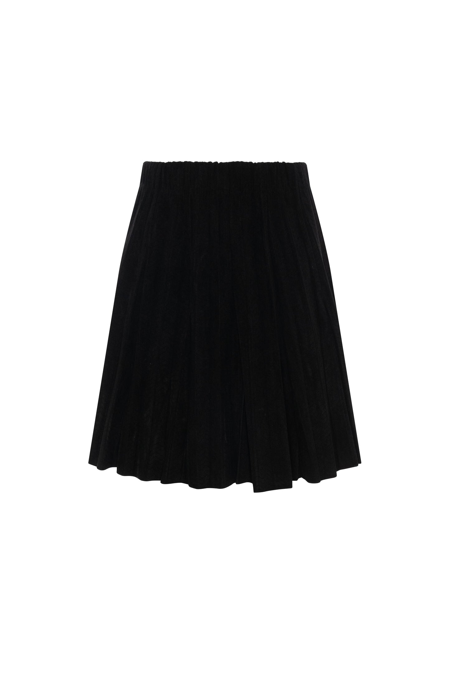 Corduroy Crinkle Pleating Skirt