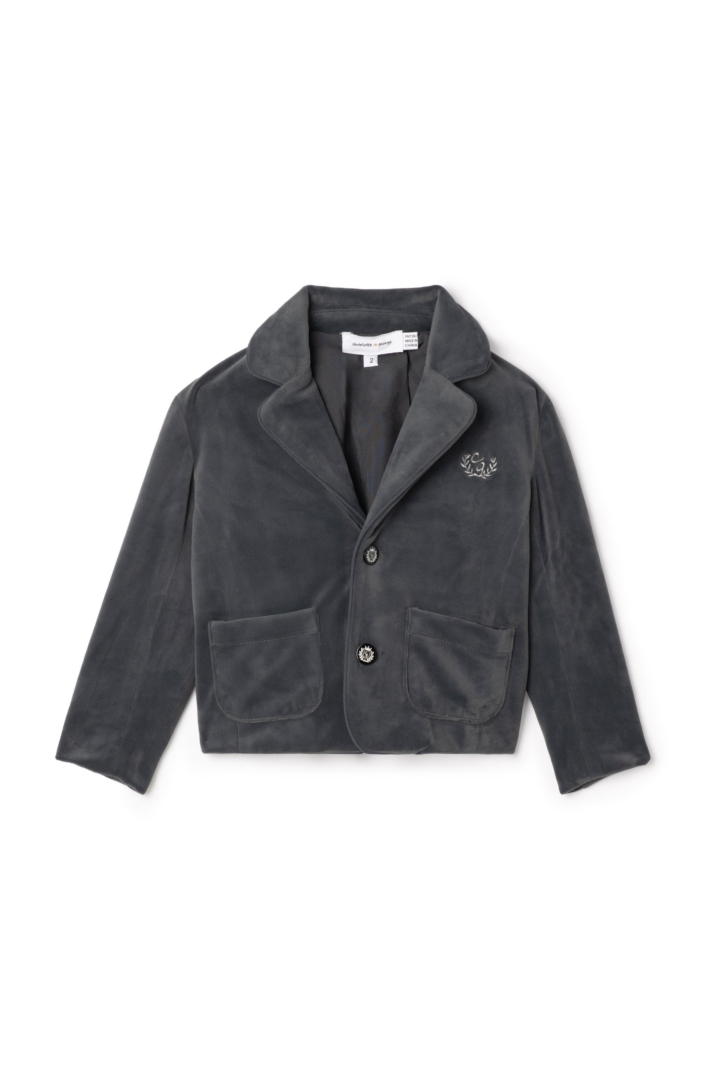 Crest Embroidered Jacket