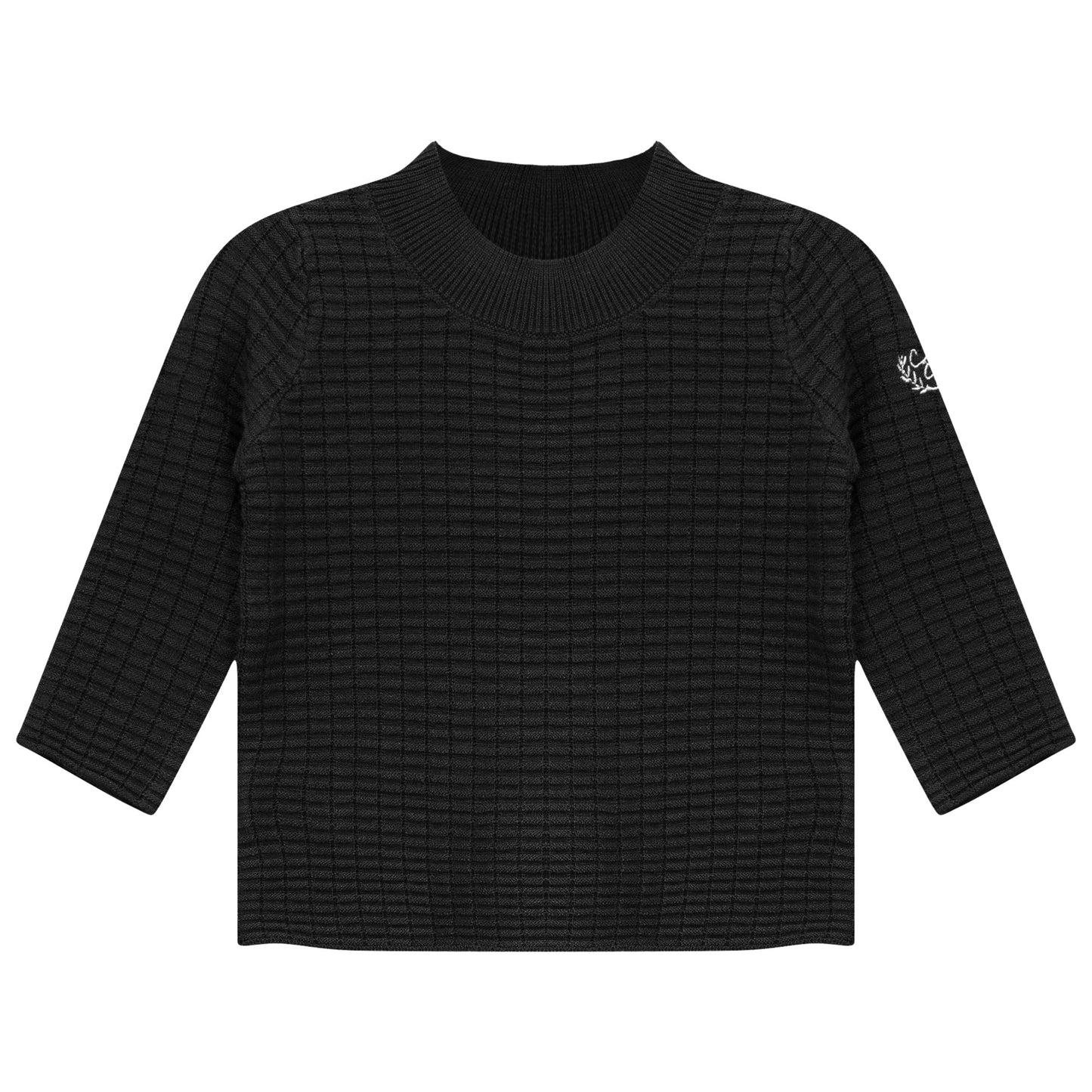 Mock Neck Knit Top