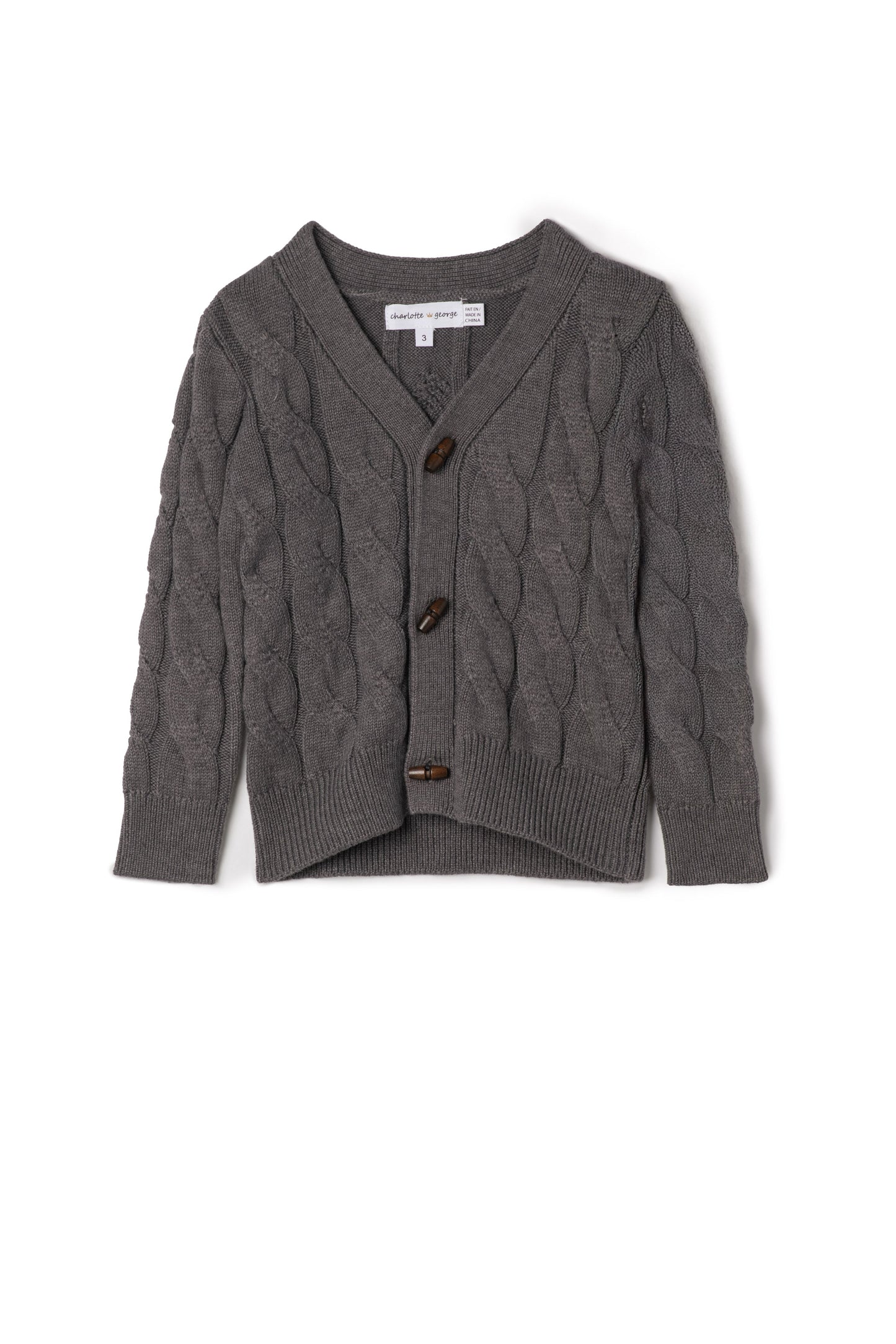 Cable Knit Cardigan Sweater
