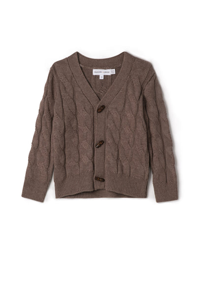 Cable Knit Cardigan Sweater