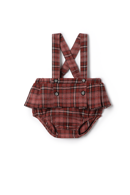 Plaid Overall