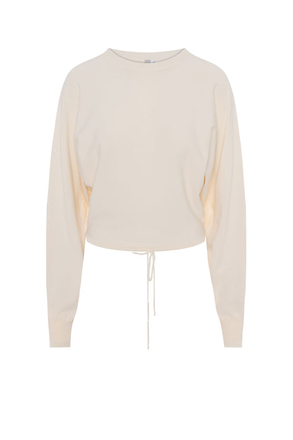 Dolman Crop Knit Top