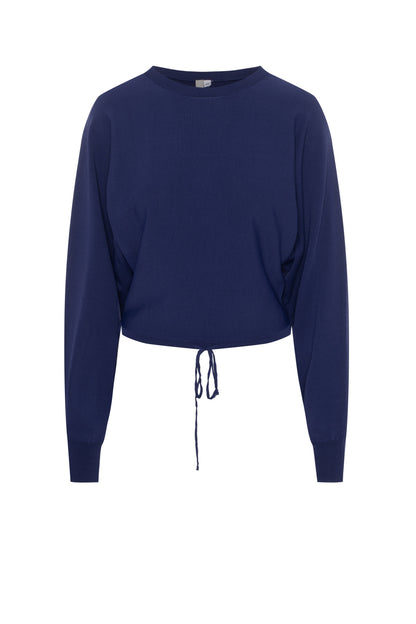 Dolman Crop Knit Top