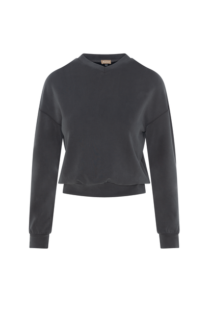 Drop Shoulder Crop Top