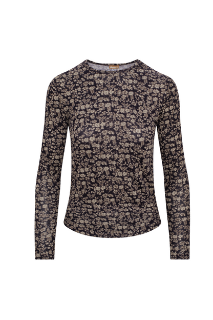 Crew Neck Floral Top