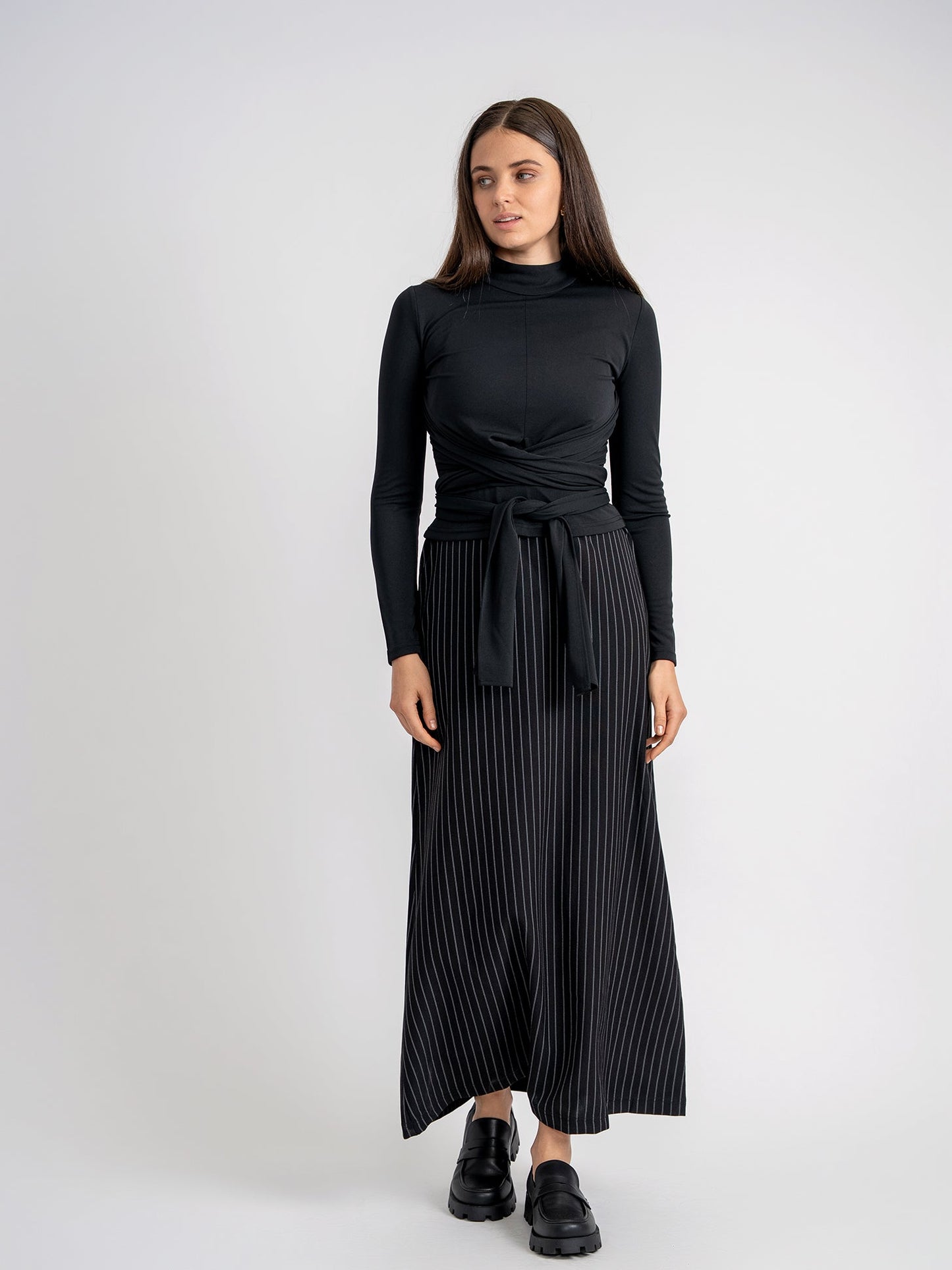 Stripped Midi Jumper