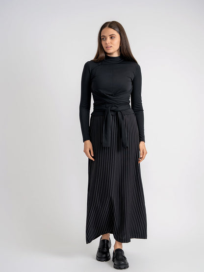 Stripped Midi Jumper