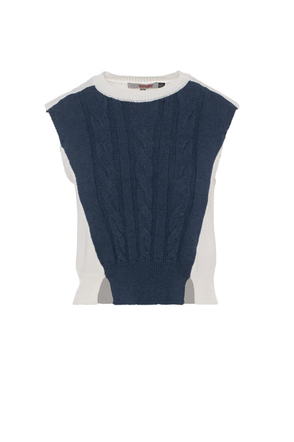 Cable Knit Vest