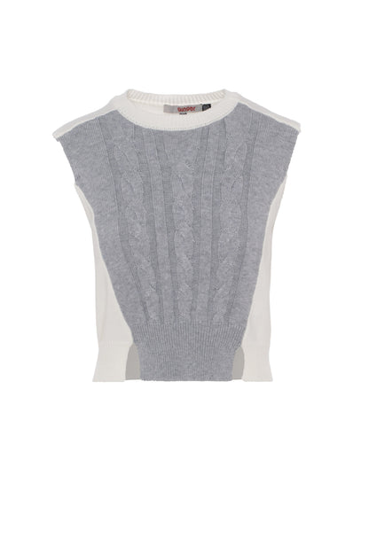 Cable Knit Vest