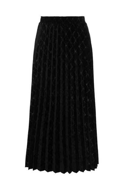 Velvet Midi Skirt