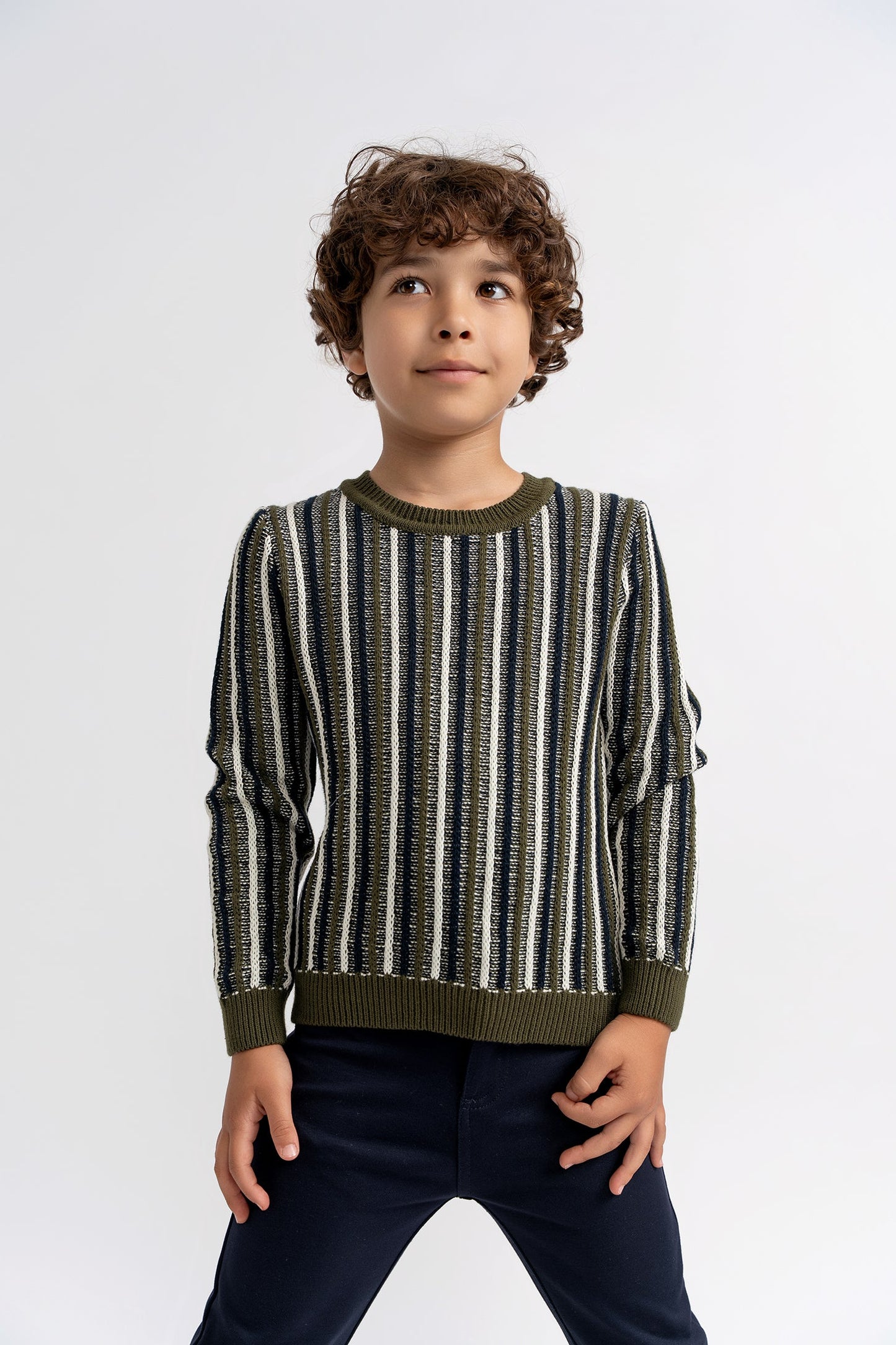 Stripped Knit Sweater