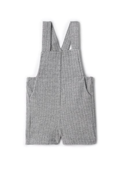 Herringbone Stretch Overalls