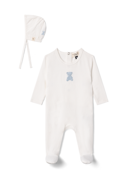 Bear Embroidered Onesie