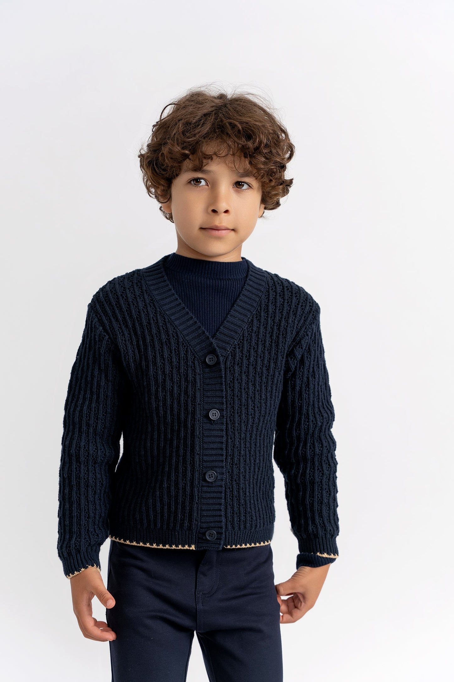 Textured Knit Cardigan