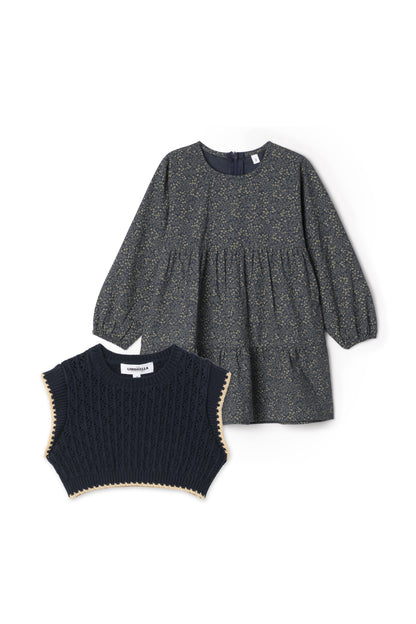 Woven Dress Vest Set