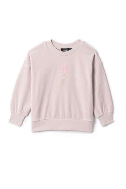 Ballerina Embroidered Sweatshirt