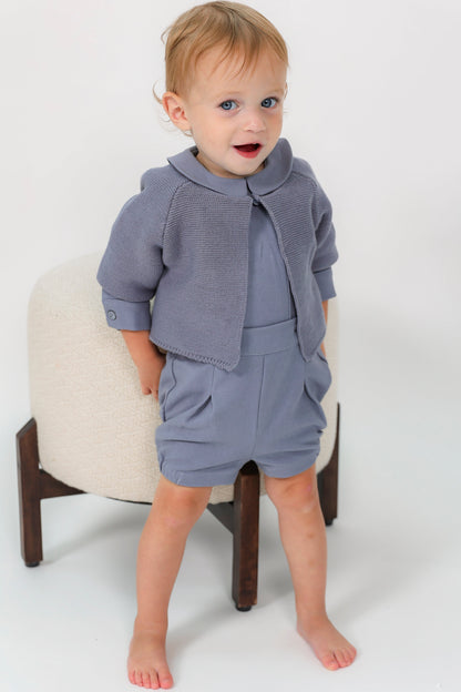 Woolen 2Pc Set with Cardigan