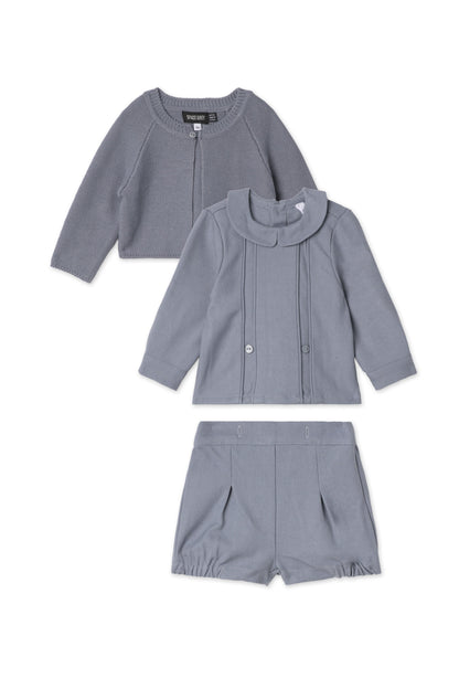 Woolen 2Pc Set with Cardigan