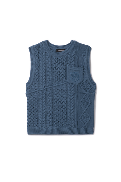 Crest Knitted Vest