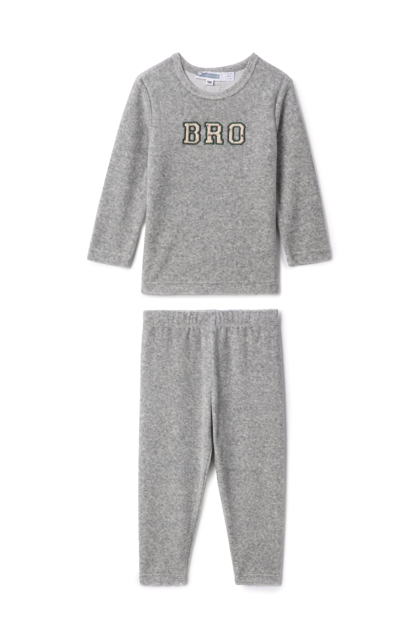 Bro Applique 2Pc Set