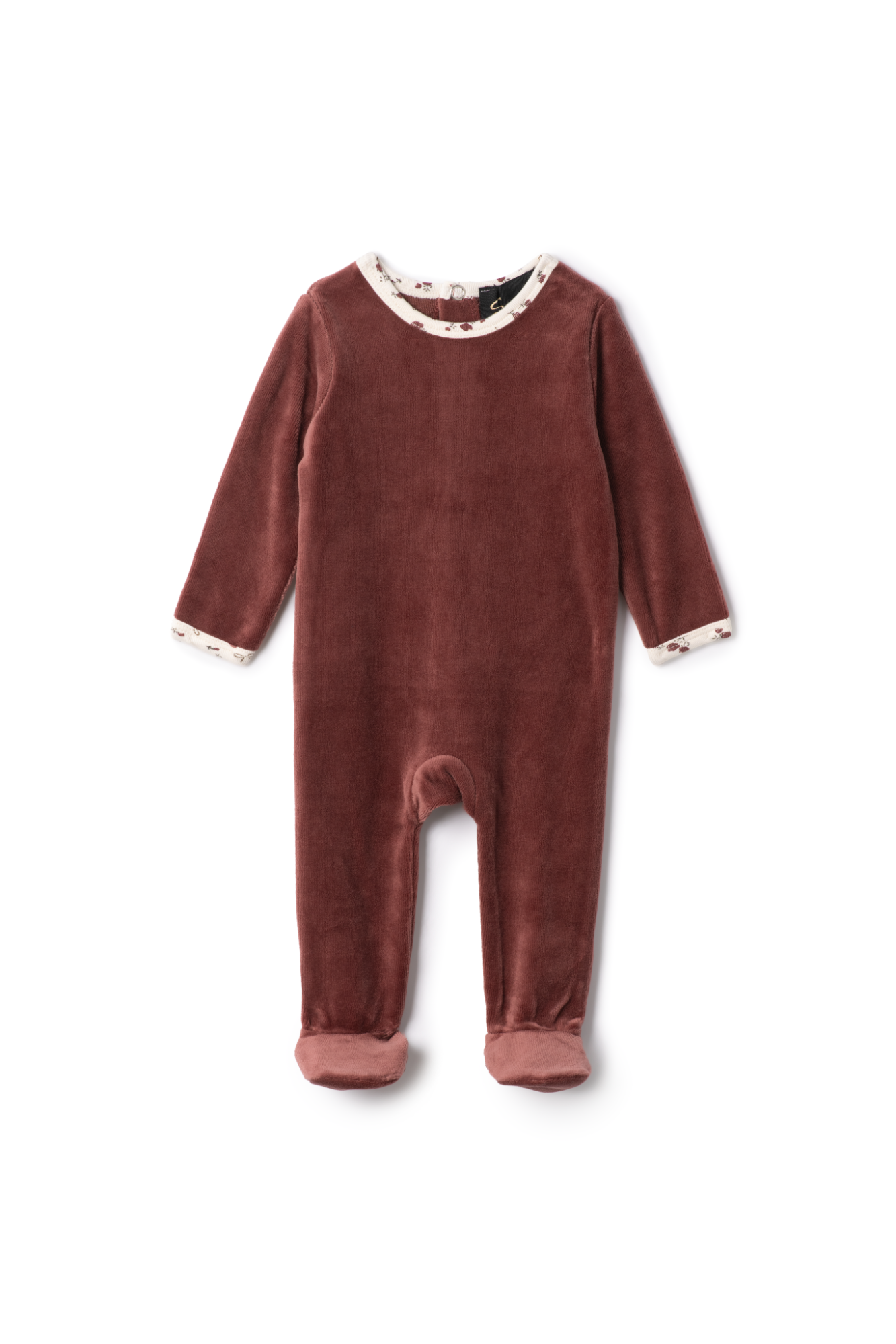 Velour Printed Onesie