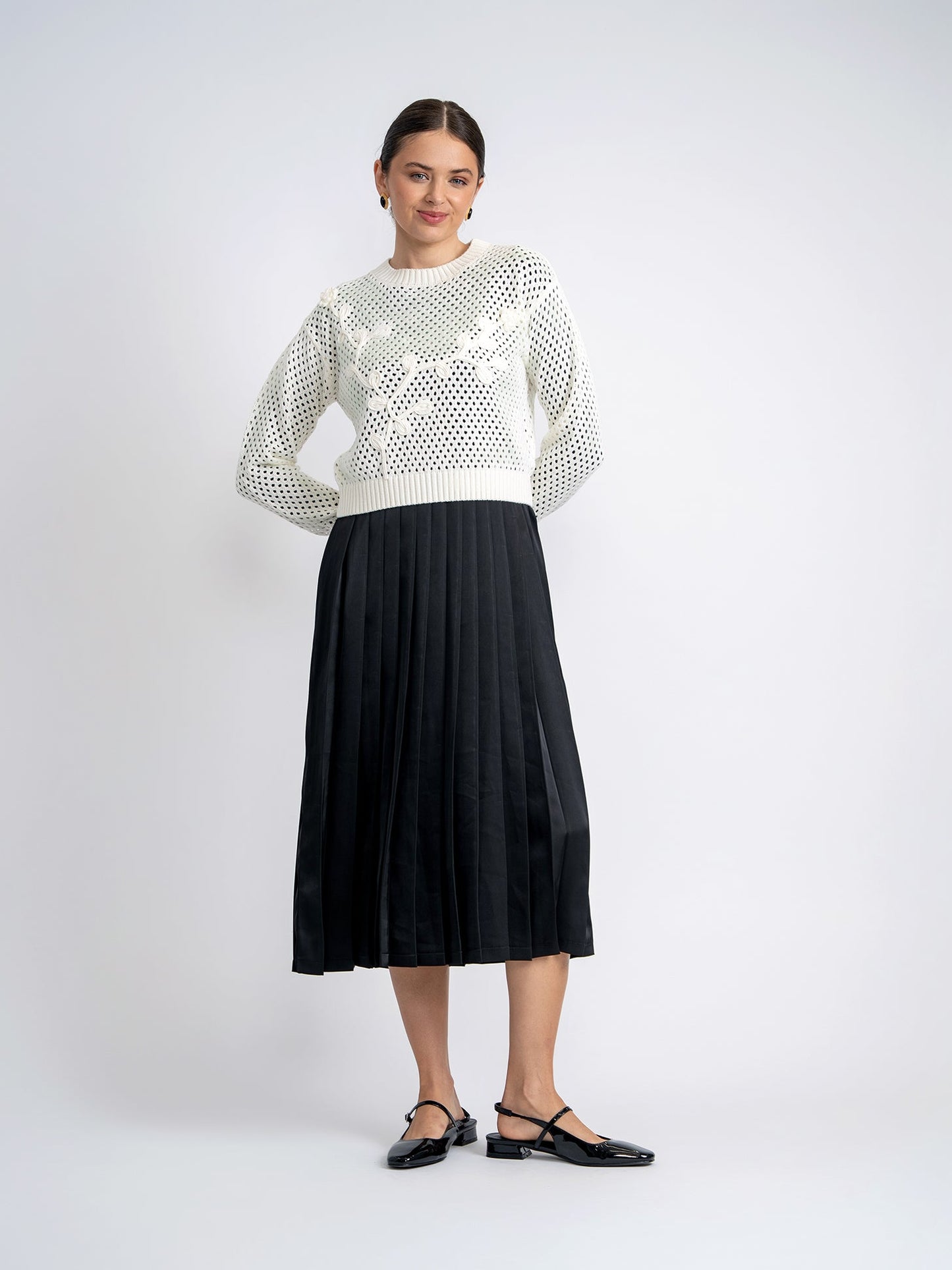 Pleated Jumper