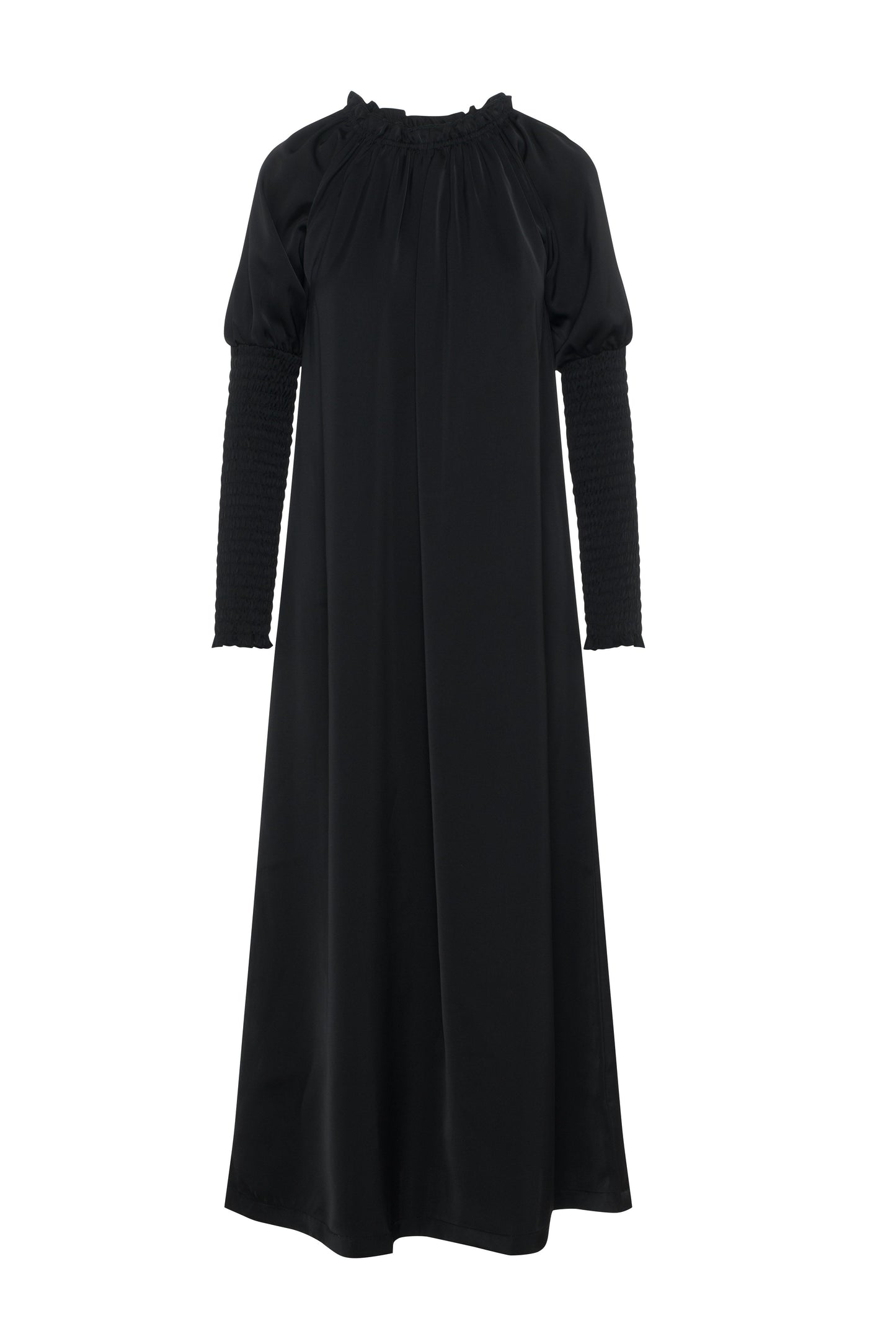 Satin Smocked Sleeves
