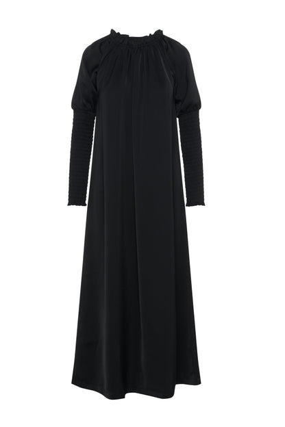 Satin Smocked Sleeves