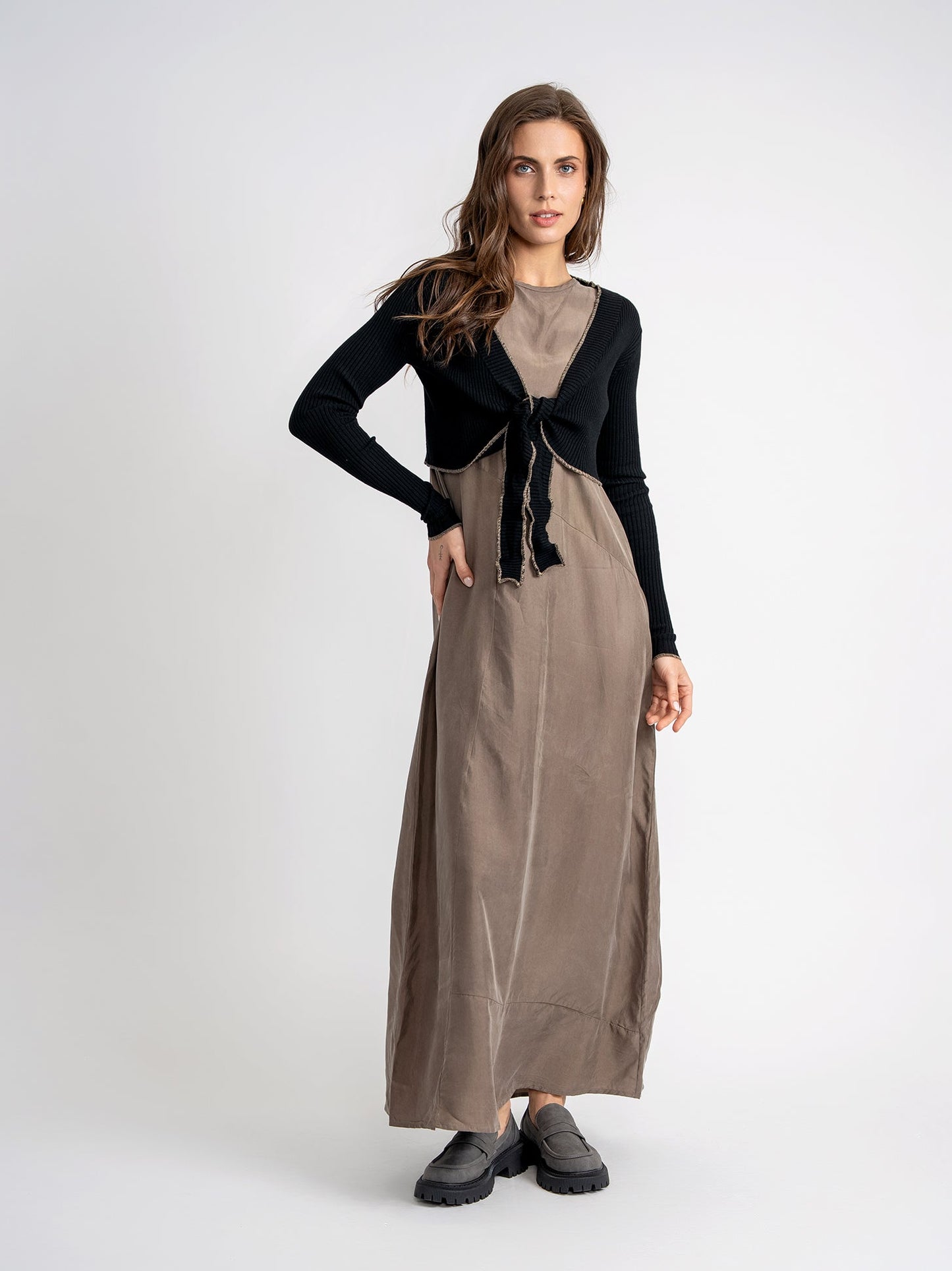 Tie Cardigan