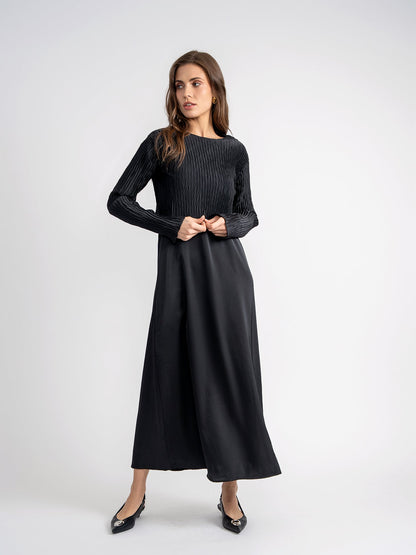 Slip Dress with Cropped Top
