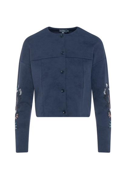 Cropped Embroidered Jacket