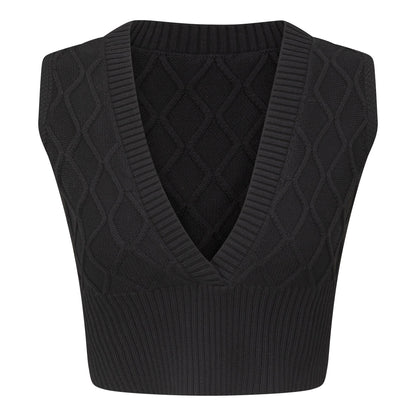 Textured Knit Vest
