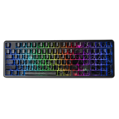 XVX M67 JadeStone Spider Web Tri-Mode RGB Mechanical Keyboard