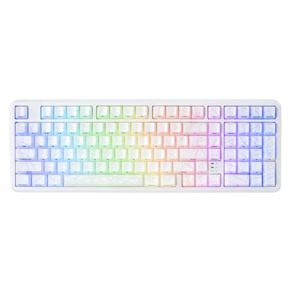 XVX M67 JadeStone Spider Web Tri-Mode RGB Mechanical Keyboard