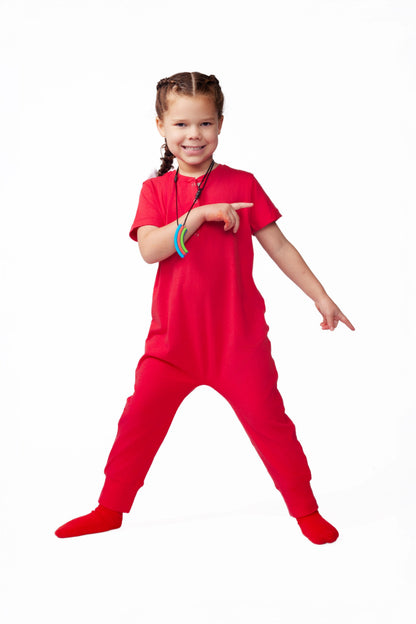 Ultimate Comfort Playsuit-RED