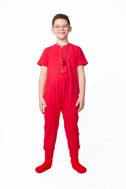Ultimate Comfort Playsuit-RED