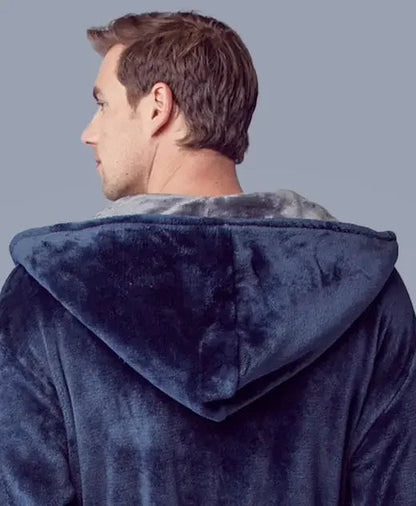 Men’s Robe with Hood – Ultra-Soft Plush Comfort for Everyday Use