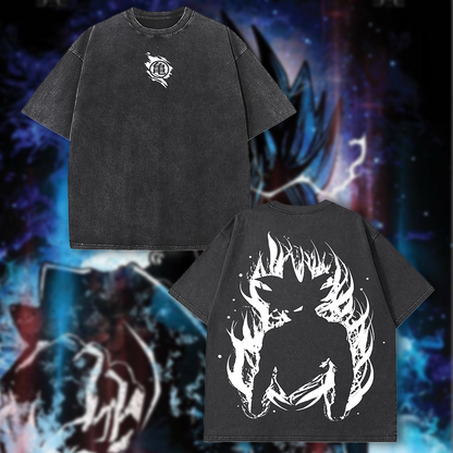 Retro Heavy Limited Son Goku Ultra V2 Washed T-Shirt