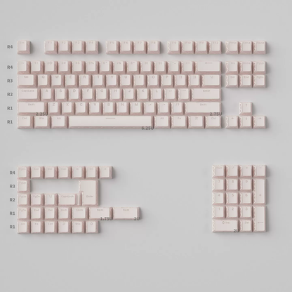 XVX PRISM Refraction Shine-Through Cherry Profile 130-Key PBT Keycap Set